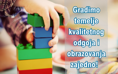 NAJAVA – Okrugli stol o kvaliteti u predškolskom obrazovanju – 23.10. u Sarajevu